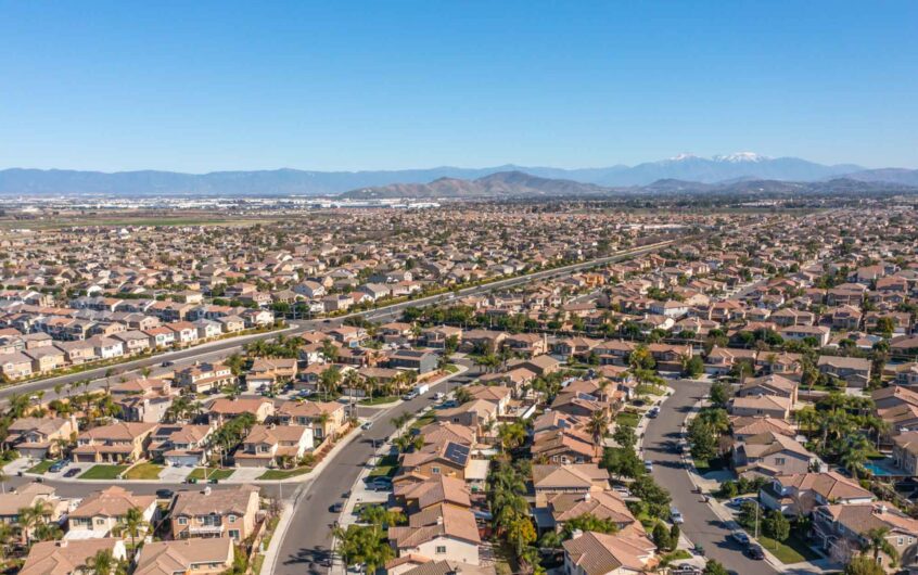 Eastvale housing and landscape